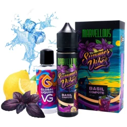 Набор Органической Жидкости  Marvellous Summer Vibes - Basil Compote (Компот Базилик) 60 Мл 3 Мг