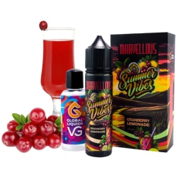 Набор Органической Жидкости Marvellous Summer Vibes - Cranberry Lemonade (Лимонад Клюква) 60 Мл 3 Мг