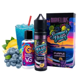 Набор Органической Жидкости Marvellous Summer Vibes - Purple Lemonade (Лимонад Ежевика) 60 Мл 3 Мг