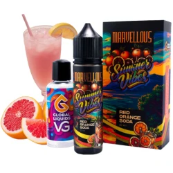Набор Органической Жидкости Marvellous Summer Vibes - Red Orange Soda (Лимонад Сицилийский Апельсин) 60 Мл 3 Мг