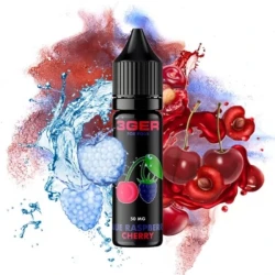 Сольова Рідина 3GER Salt - Blue Rasperry Cherry 15 мл 50 мг (Блакитна Малина Вишня)