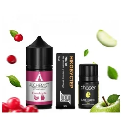 Солевая Жидкость Alchemist - Cran Apple (Яблоко Клюква) 30 МЛ 50 МГ Набор