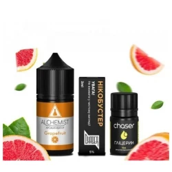 Солевая Жидкость Alchemist - Grapefruit (Грейпфрут) 30 МЛ 50 МГ	 Набор