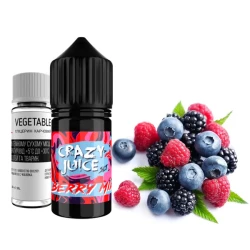 Солевая Жидкость Crazy Juice Berry Mix (Ягодный Микс) 30 МЛ 50 МГ Набор