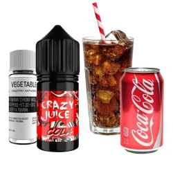 Солевая Жидкость Crazy Juice Cola (Кола) 30 МЛ 50 МГ Набор