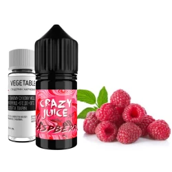 Солевая Жидкость Crazy Juice Raspberry (Малина) 30 МЛ 50 МГ Набор