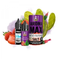 Солевая Жидкость Flavorlab Aroma Max Cactus Strawberry (Кактус Клубника) 30Мл 50Мг Набор