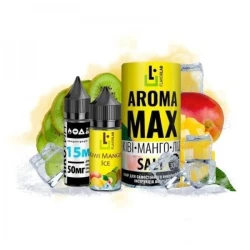 Солевая Жидкость Flavorlab Aroma Max Kiwi Mango Ice (Киви Манго Лед) 30Мл 50Мг Набор