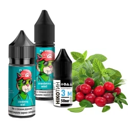 Солевая Жидкость Flavorlab FL 350 Cranberry Mint (Клюква Мята) 30 МЛ 50 МГ Набор