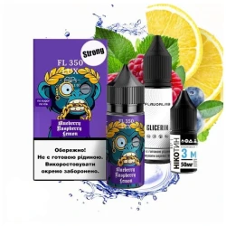 Сольова Рідина Flavorlab FL 350 Lux Strong Blueberry Raspberry Lemon (Чорниця Малина Лимон) 30 МЛ 50 МГ Набір
