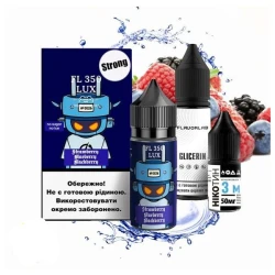 Сольова Рідина Flavorlab FL 350 Lux Strong Strawberry Blueberry Blackberry (Полуниця Чорниця Ожина) 30 МЛ 50 МГ Набір
