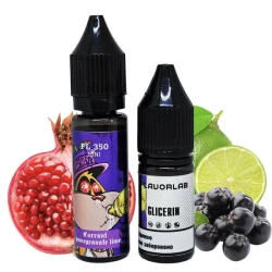 Сольова Рідина Flavorlab FL 350 Mini Currant Pomegranate Lime (Смородина Гранат Лайм) 15 МЛ 50 МГ Набір