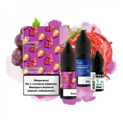 Солевая Жидкость Flavorlab P1 - Strawberry Grape (Клубника Виноград) 10 МЛ 50 МГ Набор
