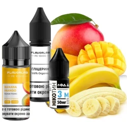 Солевая Жидкость Flavorlab PE 10000 Banana Mango (Банан Манго) 30Мл 50Мг Набор