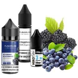 Солевая Жидкость Flavorlab PE 10000 Blueberry Blackberry (Черника Смородина) 30Мл 50Мг Набор