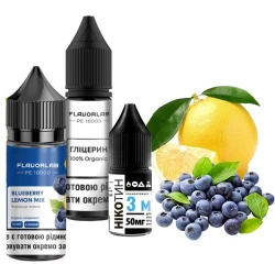 Солевая Жидкость Flavorlab PE 10000 Blueberry Lemon Mix (Чернично Лимоный Микс) 30Мл 50Мг Набор