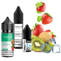 Солевая Жидкость Flavorlab PE 10000 Ice Kiwi Strawberry (Лед Киви Клубника) 30Мл 50Мг Набор