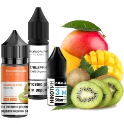 Солевая Жидкость Flavorlab PE 10000 Mango Kiwi (Манго Киви) 30Мл 50Мг Набор