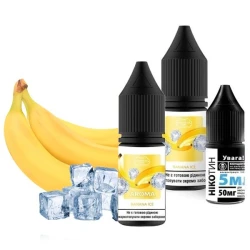 Сольова Рідина Flavorlab Puff Banana Ice (Банан Лід) 10Мл 50Мг Набір