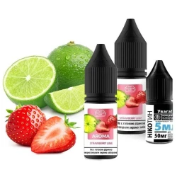 Сольова Рідина Flavorlab Puff Strawberry Lime (Полуниця Лайм) 10Мл 50Мг Набір