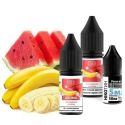 Сольова Рідина Flavorlab Puff Watermelon Banana (Кавун Банан) 10Мл 50Мг Набір