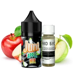 Сольова Рідина JUNI Kiwi Apple Mix Silver Ice (Яблучний Мікс Лід) 30 МЛ 50 МГ Набір
