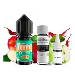 Сольова Рідина JUNI Kiwi Apple Mix (Яблучний Мікс) 30 МЛ 50 МГ Набір