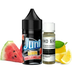 Сольова Рідина JUNI Lemon Watermelon Silver Ice (Лимон Кавун Лід) 30 МЛ 50 МГ Набір