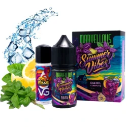 Сольова Рідина Marvellous Summer Vibes Basil Compote (Компот Базилік) 30Мл 50Мг Набір