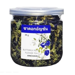 Чай Синій Тайський Анча Баттерфляй Tea Genuine Банка 30 Грам
