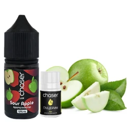 Набор Солевая Жидкость Chaser Lux - Sour Apple (Кислое Яблоко) 30 МЛ 50 МГ