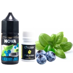 Набор Солевая Жидкость NOVA - Blueberry Basil (Черника Базилик) 30 МЛ 50 МГ