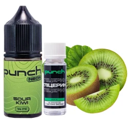 Набор Солевая Жидкость Punch Neon - Sour Kiwi (Кислый Киви) 30 МЛ 50 МГ