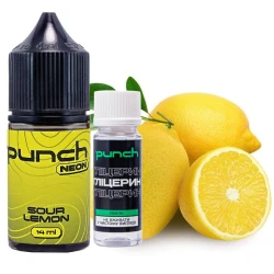 Набор Солевая Жидкость Punch Neon - Sour Lemon (Кислый Лимон) 30 МЛ 50 МГ