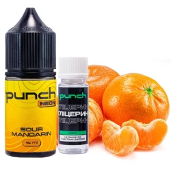 Набор Солевая Жидкость Punch Neon - Sour Mandarin (Кислый Мандарин) 30 МЛ 50 МГ