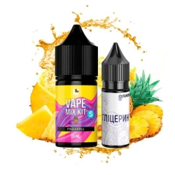 Набір сольової рідини Vape Mix Kit 2 Pineapple (Ананас) 30 мл 50 мг