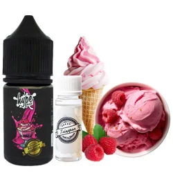 Набор Солевой Жидкости Hype Kit Black - Ice Cream Raspberry (Мороженое Малина) 30 Мл 50 Мг