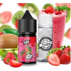Набор Солевой Жидкости Hype Kit Strawberry Kiwi (Клубника Киви) 30 Мл 50 Мг
