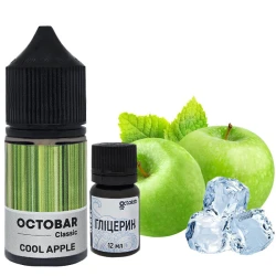 Набор Солевой жидкости Octobar Classic Cool Apple (Яблоко Лёд) 30 Мл 50 Мг