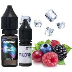 Набор Солевой жидкости Octobar Freezy Berries (Ягоды Лед) 10 Мл 50 Мг