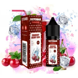 Набір Сольової рідини Octobar Fresh & Sour Cranberry Cherry Soda (Журавлина Вишня Лимонад) 15Мл 50Мг