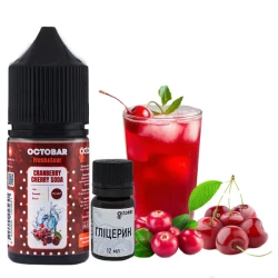 Набір Сольової рідини Octobar Fresh & Sour Cranberry Cherry Soda (Вишня Кола) 30 мл 50 мг