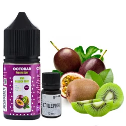 Набір сольової рідини Octobar Fresh & Sour Kiwi Passion Fruit (Ківі Драконів Фрукт) 30 мл 50 мг