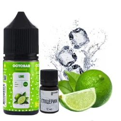 Набір сольової рідини Octobar Fresh & Sour Lime (Лайм) 30 мл 50 мг