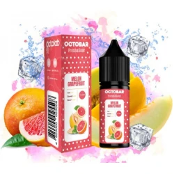 Набір сольової рідини Octobar Fresh & Sour Melon Grapefruit (Диня Грейпфрут) 15 мл 50 мг
