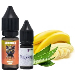 Набір Сольової рідини Octobar NFT Banana Aloe (Банан Алоє) 10 мл 50 мг