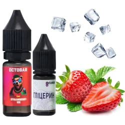 Набір Сольової рідини Octobar NFT Strawberry Ice (Полуниця Лід) 10 мл 50 мг