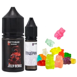 Набір сольової рідини Octobar Strong Jelly Bears (Ведмедики Гамі) 30 мл 50 мг