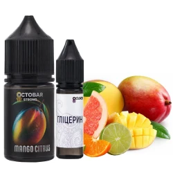 Набір сольової рідини Octobar Strong Mango Citrus (Манго Апельсин) 30 мл 50 мг