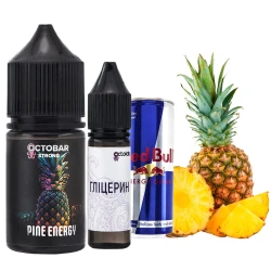 Набір сольової рідини Octobar Strong Pine Energy (Ананас Еергетик) 30 мл 50 мг